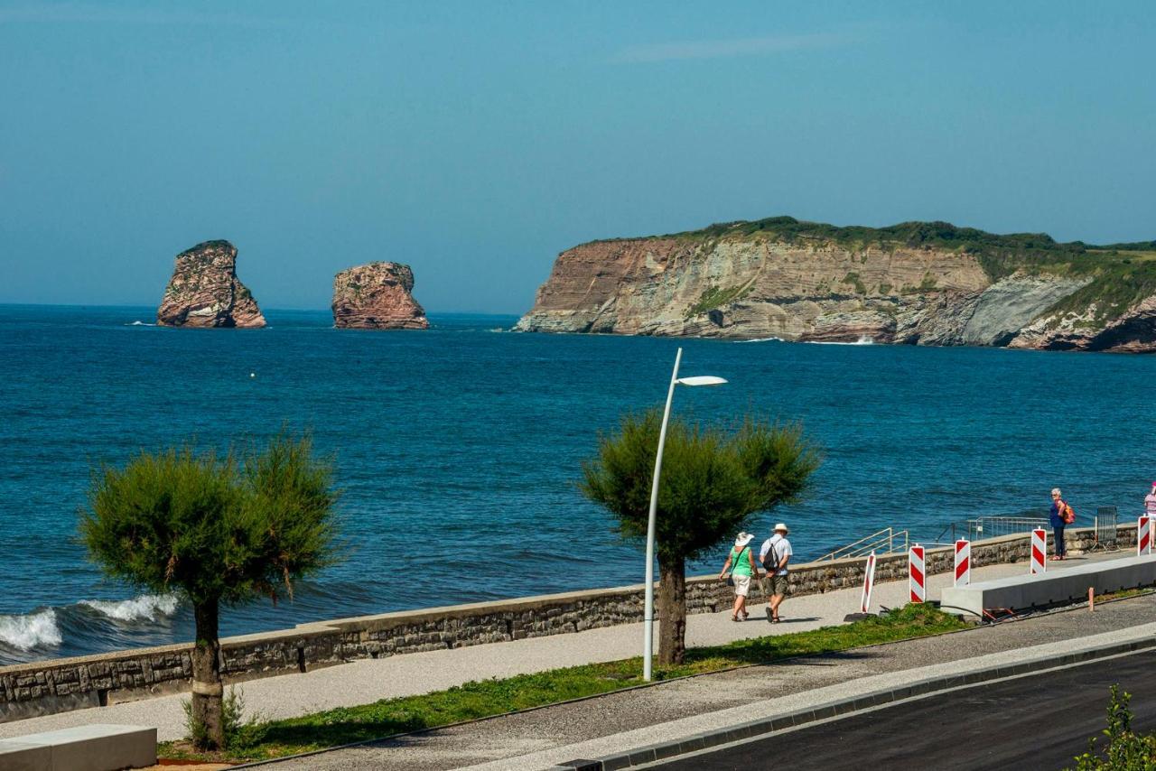 Premiere Ligne De Plage, Face A La Mer Hendaye Exteriér fotografie